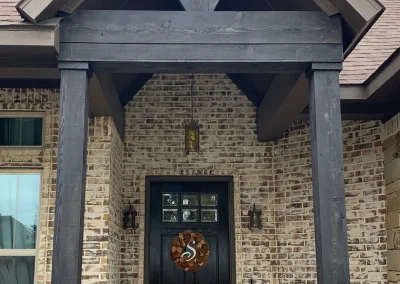 Front Door Wreath embellished with heart 2