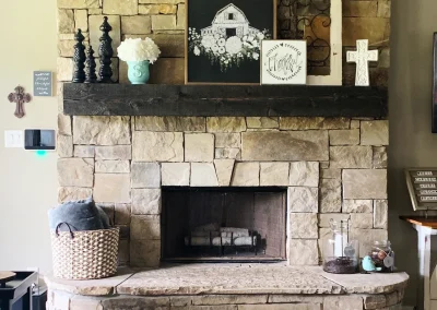 Stone Fireplace Decor Everyday