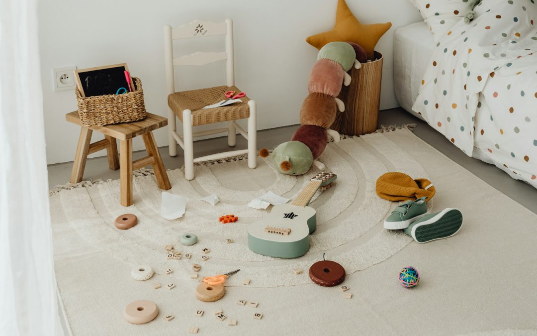 child's room with toys
